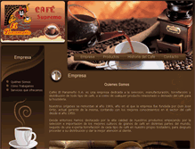 Tablet Screenshot of cafeselpanameno.com